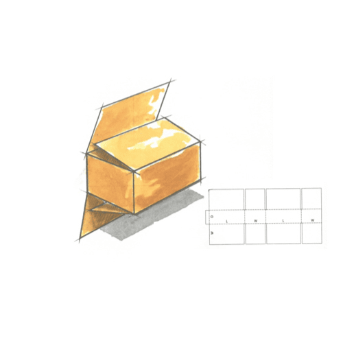 Full-Overlap Slotted Container